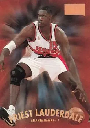1997-98 SkyBox Premium #21 - Priest Lauderdale - Atlanta Hawks