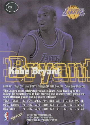 Kobe Bryant back
