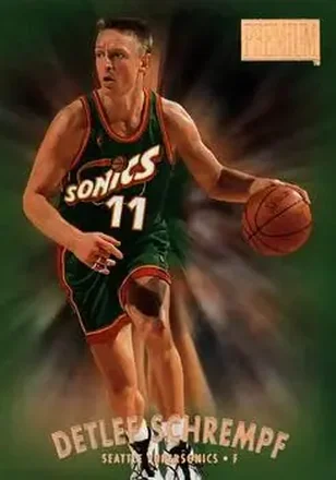 1997-98 SkyBox Premium #42 - Detlef Schrempf - Seattle SuperSonics