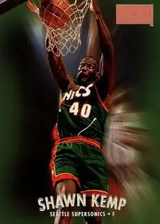1997-98 SkyBox Premium #50 - Shawn Kemp - Seattle SuperSonics