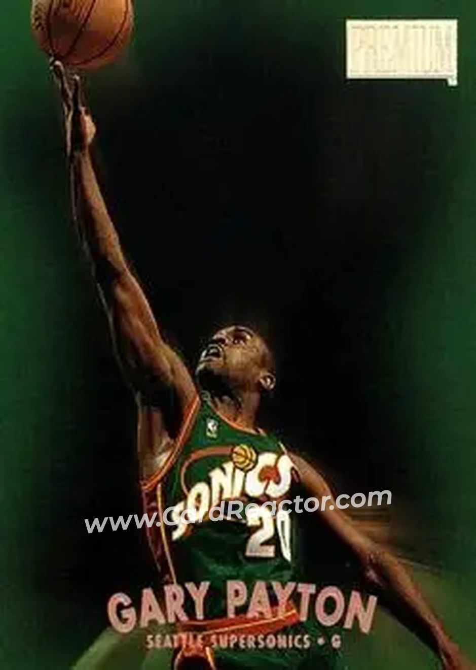 Front of Gary Payton