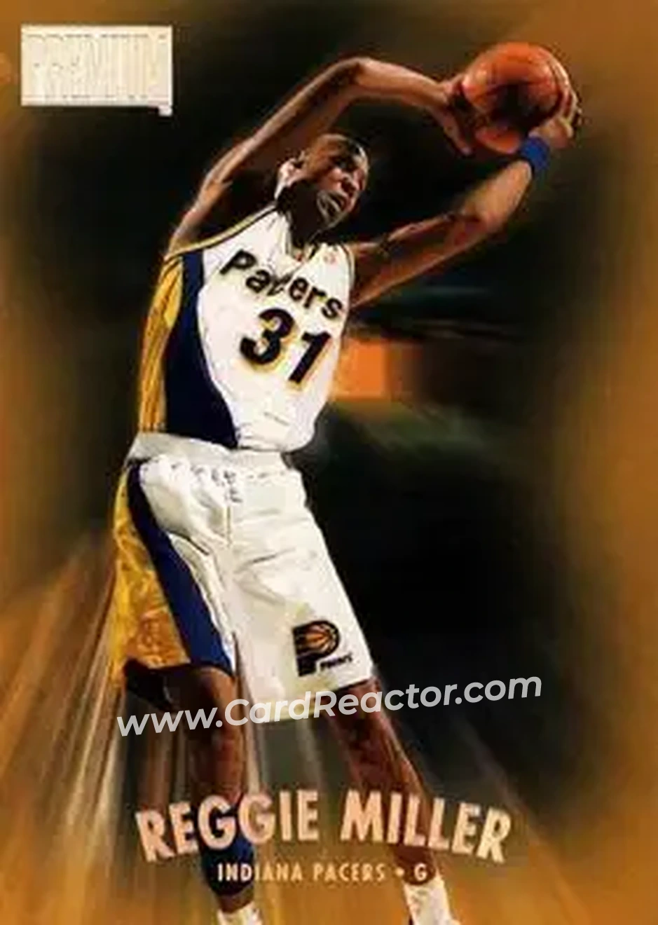 Front of Reggie Miller