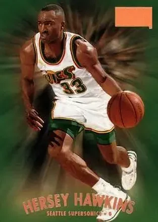 1997-98 SkyBox Premium #66 - Hersey Hawkins - Seattle SuperSonics
