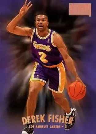 1997-98 SkyBox Premium #76 - Derek Fisher - Los Angeles Lakers