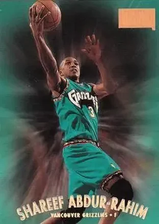 1997-98 SkyBox Premium #78 - Shareef Abdur-Rahim - Vancouver Grizzlies