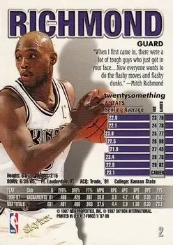 Back of Mitch Richmond