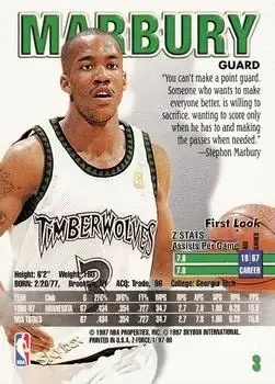 Back of Stephon Marbury