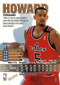 Back of Juwan Howard
