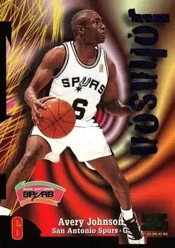 1997-98 SkyBox Z-Force #6 Avery Johnson