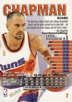 Back of Rex Chapman