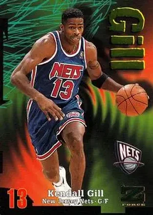 1997-98 SkyBox Z-Force #16 - Kendall Gill - New Jersey Nets