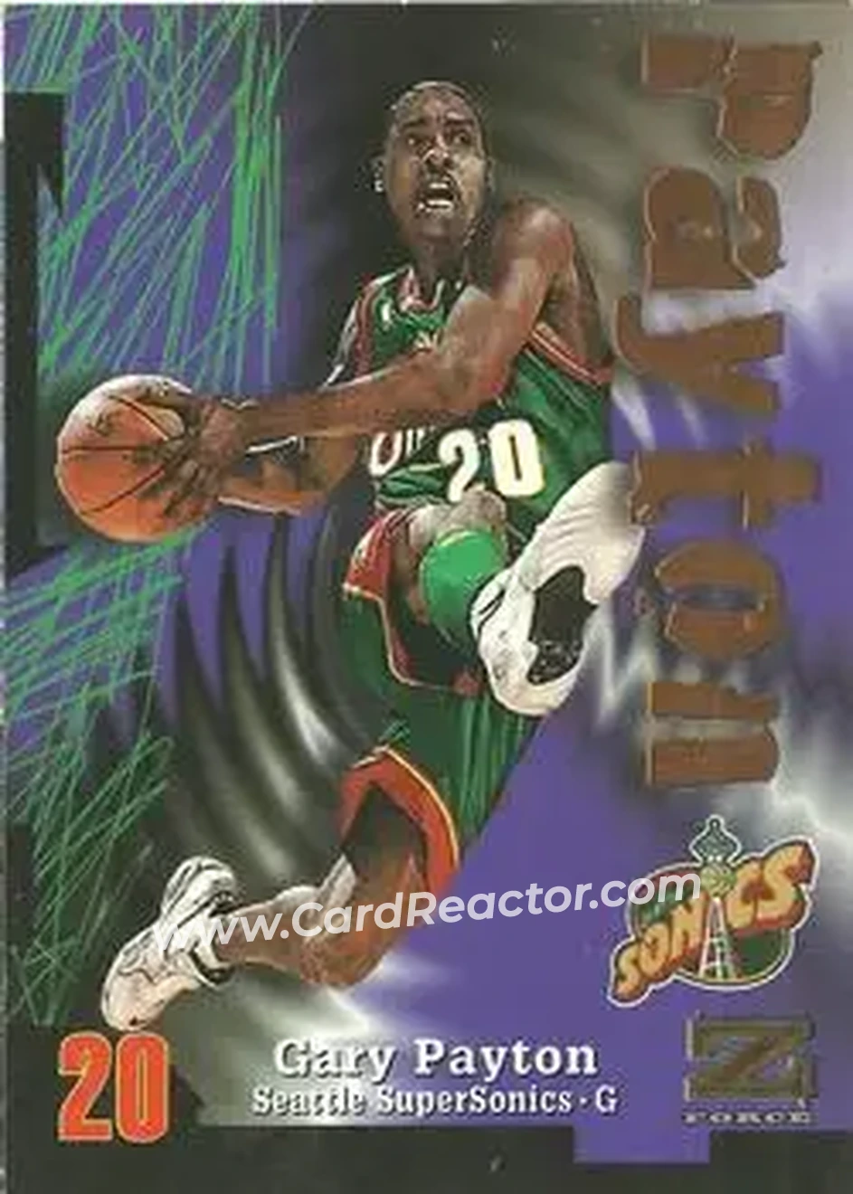 Front of Gary Payton
