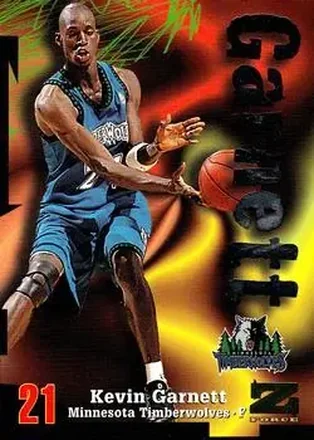 1997-98 SkyBox Z-Force #21 Kevin Garnett