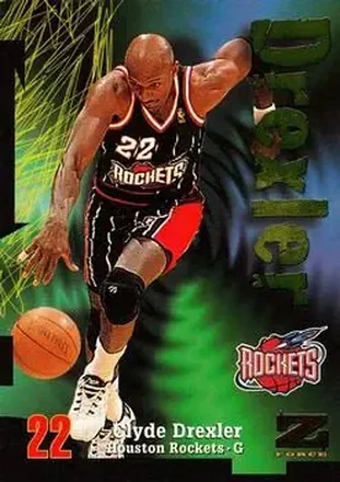 1997-98 SkyBox Z-Force #22 Clyde Drexler