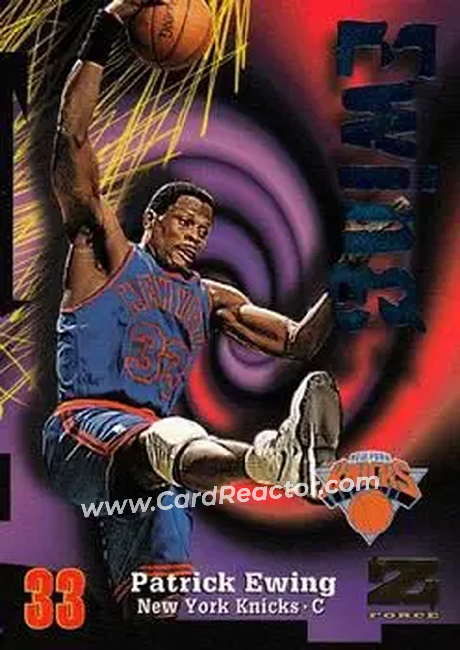 Front of Patrick Ewing