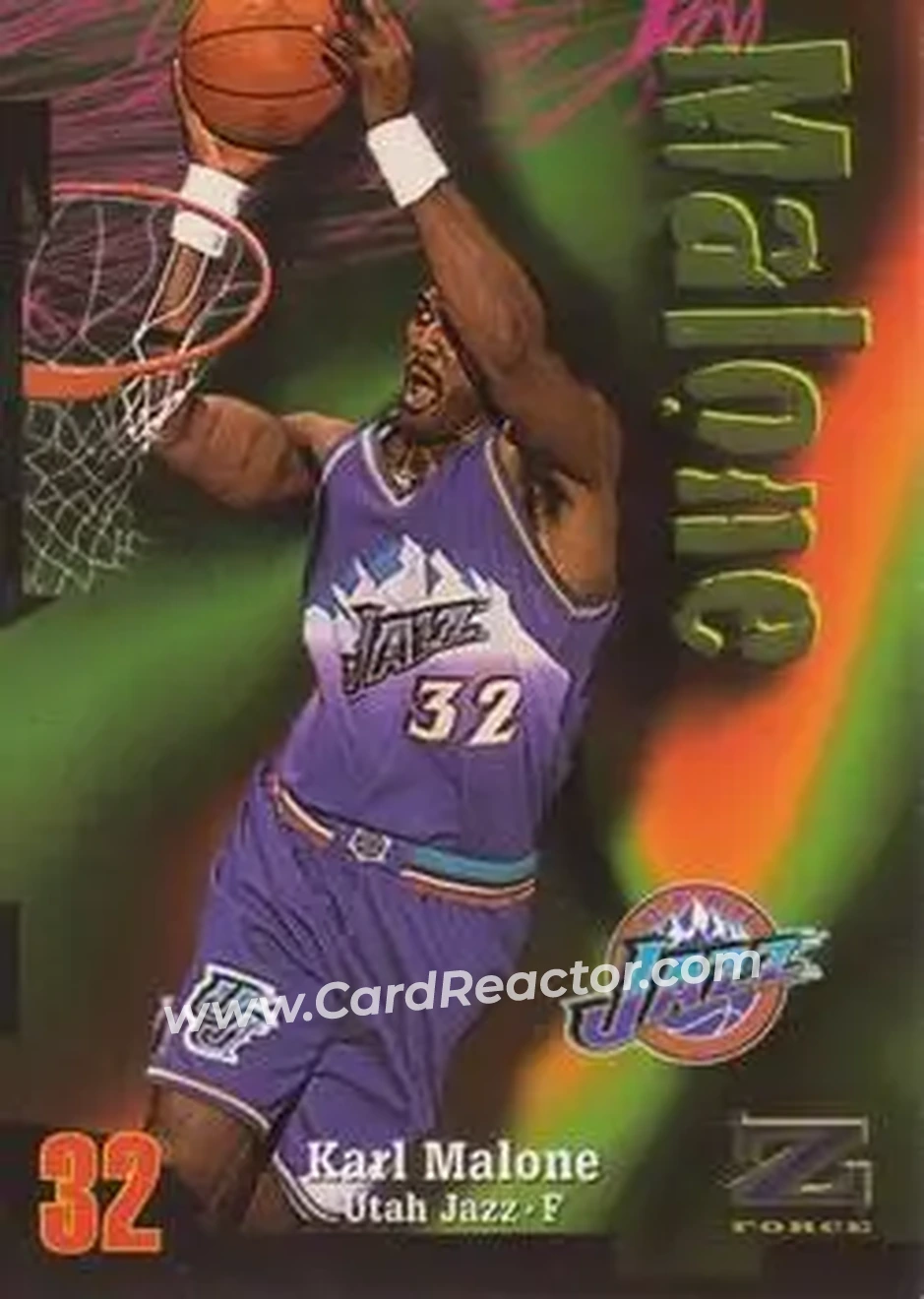 Front of Karl Malone