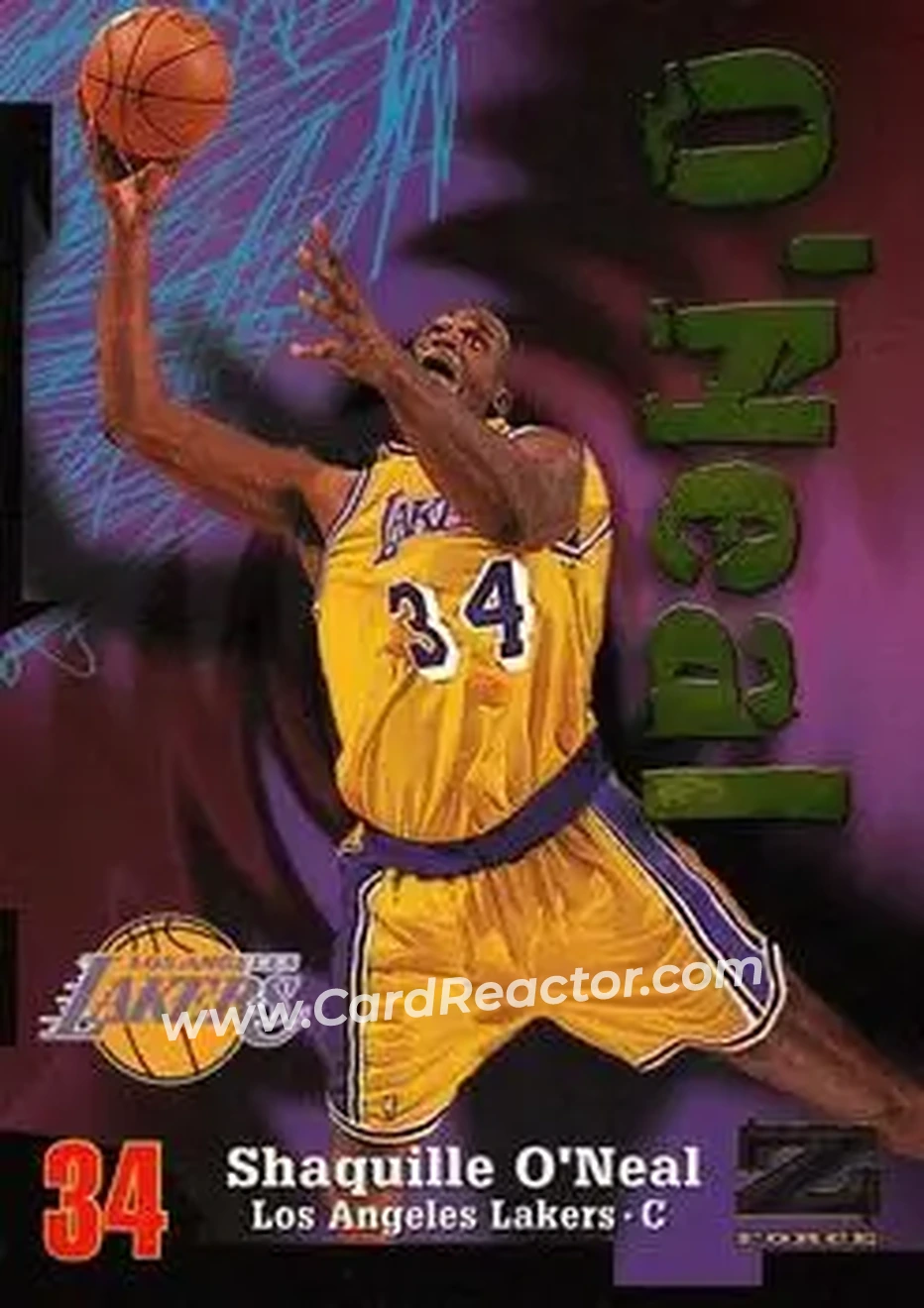 Front of Shaquille O'Neal