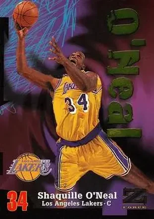 1997-98 SkyBox Z-Force #34 Shaquille O'Neal