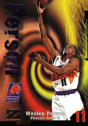 1997-98 SkyBox Z-Force #37 - Wesley Person - Phoenix Suns