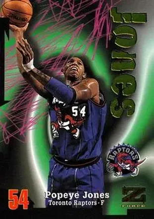 1997-98 SkyBox Z-Force #43 - Popeye Jones - Toronto Raptors