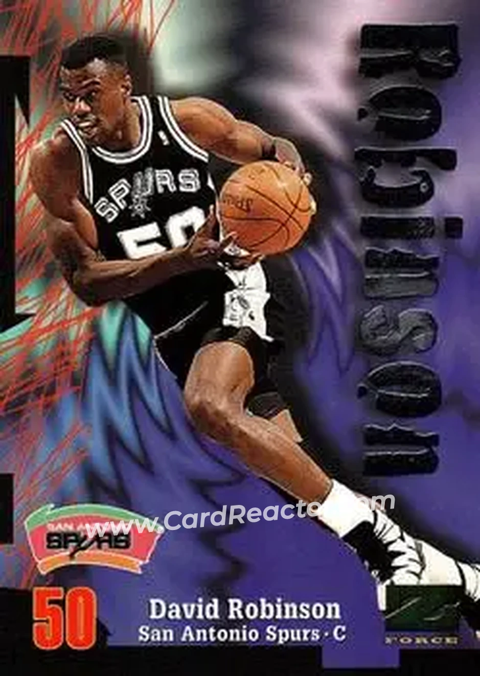 Front of David Robinson