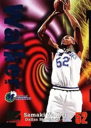 1997-98 SkyBox Z-Force #52 - Samaki Walker - Dallas Mavericks