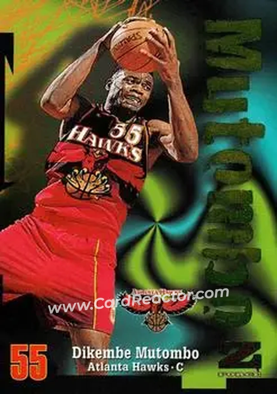 Front of Dikembe Mutombo