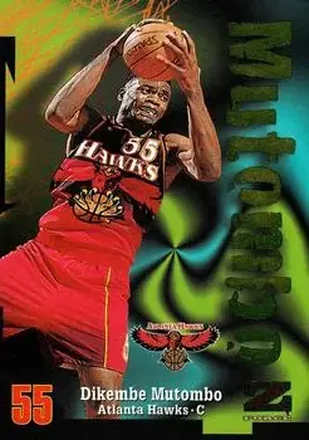 1997-98 SkyBox Z-Force #55 Dikembe Mutombo