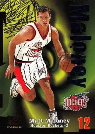 1997-98 SkyBox Z-Force #57 - Matt Maloney - Houston Rockets