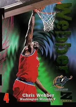 1997-98 SkyBox Z-Force #58 Chris Webber