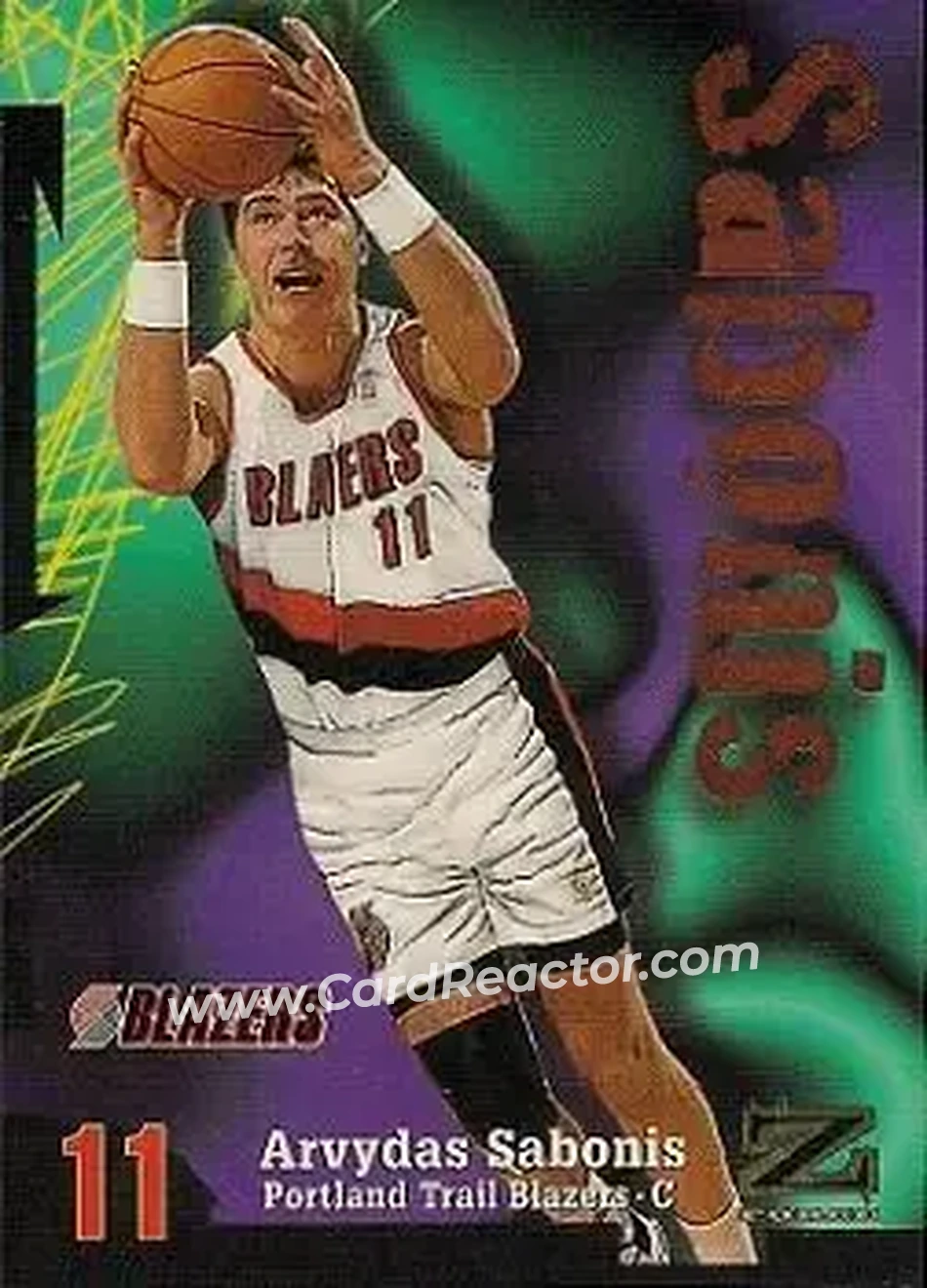 Front of Arvydas Sabonis