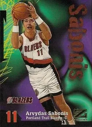 1997-98 SkyBox Z-Force #71 Arvydas Sabonis