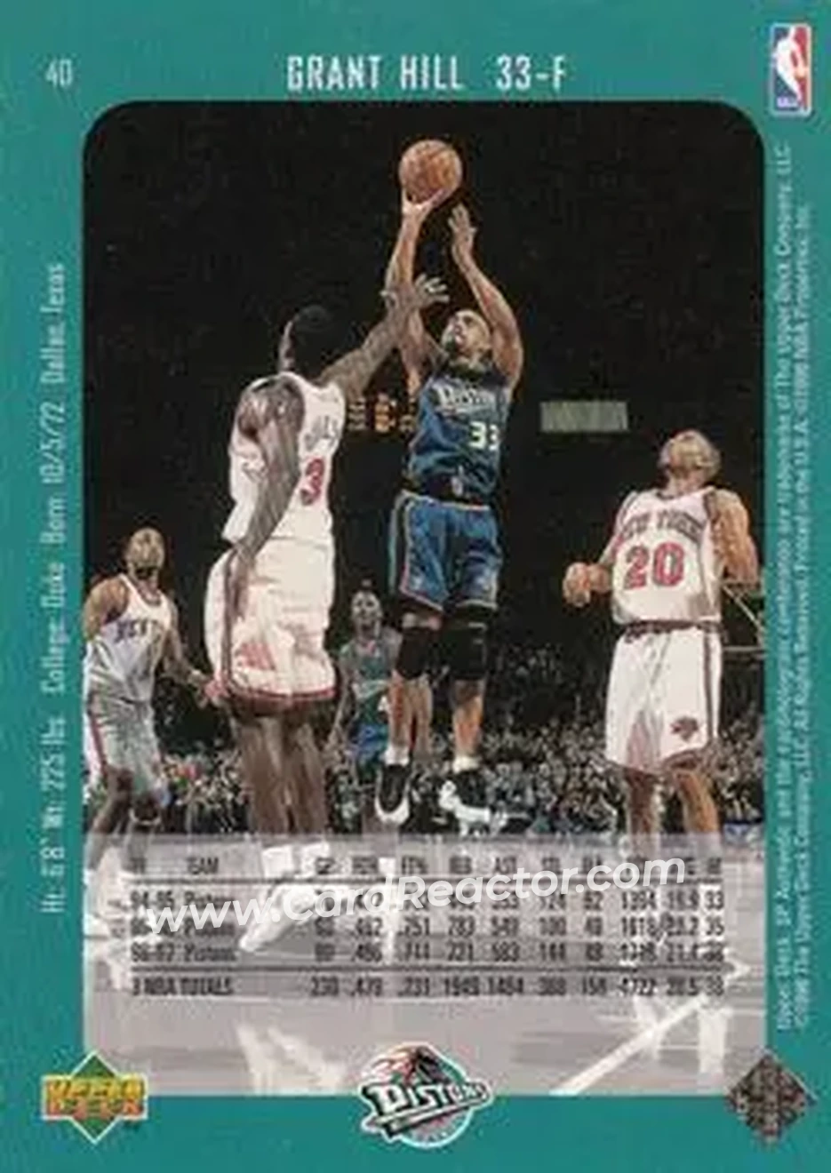 Back of Grant Hill