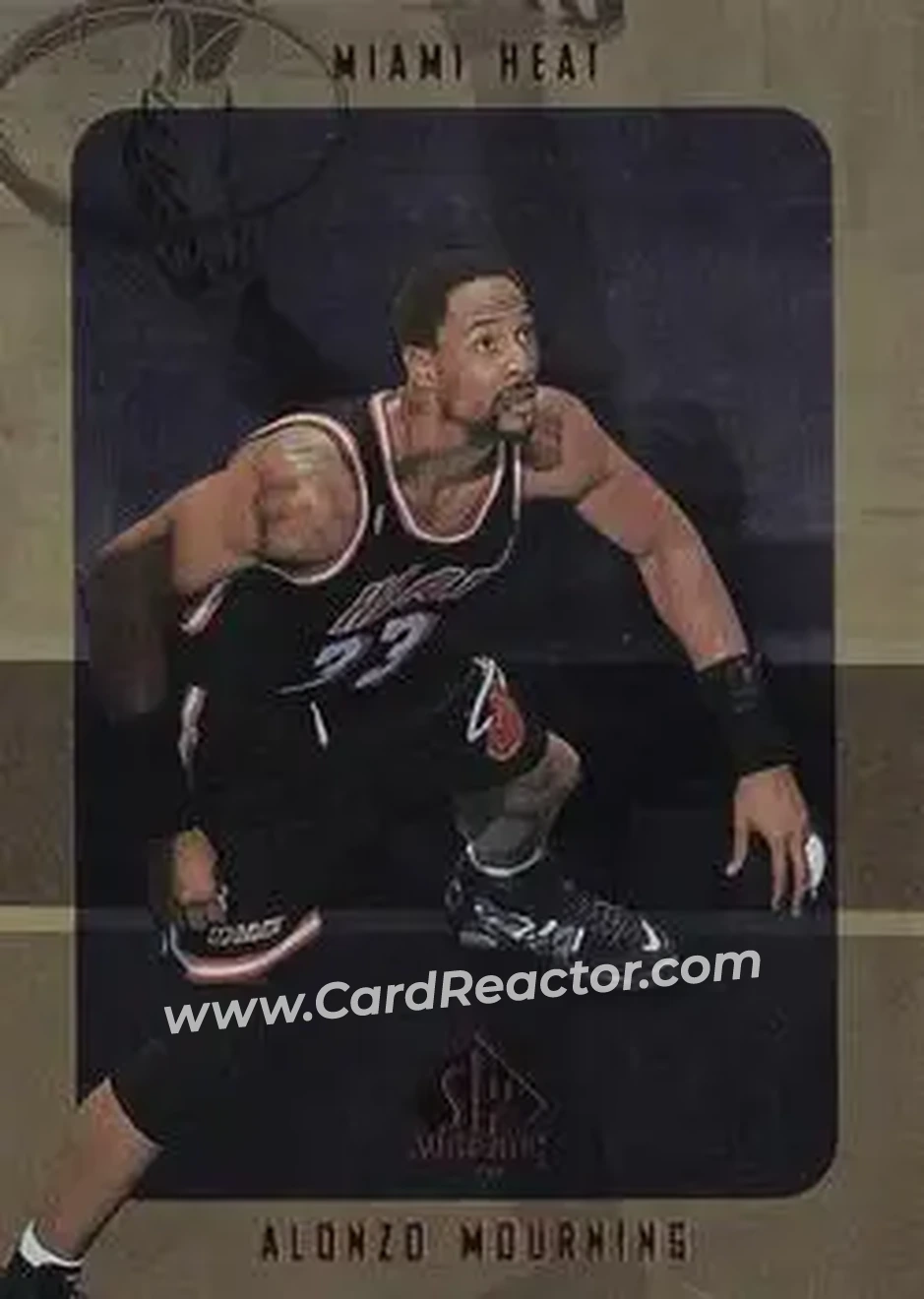 Front of Alonzo Mourning