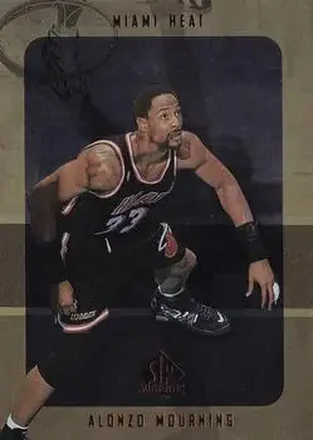 1997-98 SP Authentic #73 Alonzo Mourning