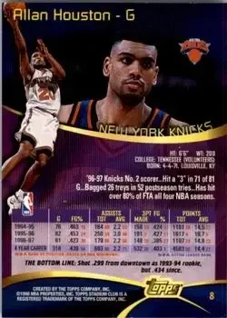 Back of Allan Houston