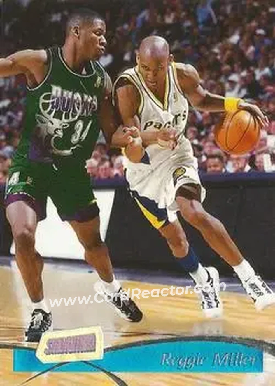 Front of Reggie Miller