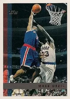 1997-98 Topps #4 - Mark Davis - Philadelphia 76ers 1997-98 Topps #4 - Mark Davis - Philadelphia 76ers