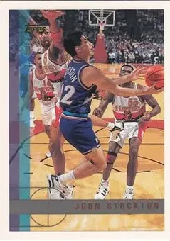 1997-98 Topps #8 John Stockton