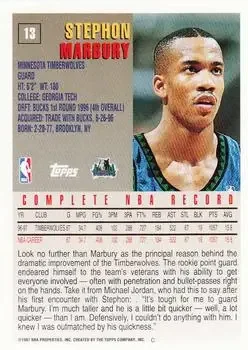 Back of Stephon Marbury