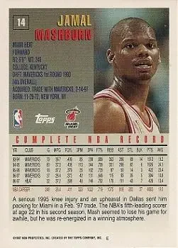 Back of Jamal Mashburn