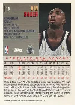 Back of Vin Baker