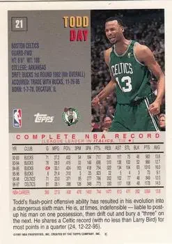 Back of Todd Day