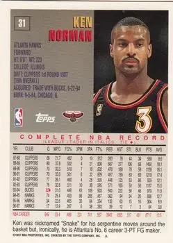 Back of Ken Norman