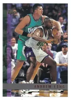1997-98 Topps #35 - Andrew Lang - Milwaukee Bucks