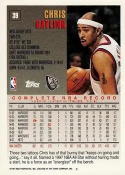 Back of Chris Gatling