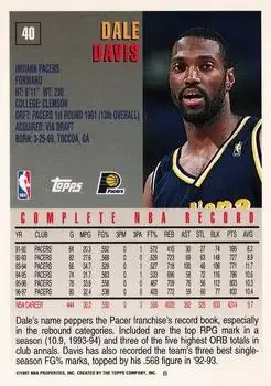 Back of Dale Davis
