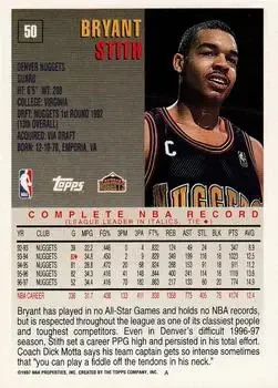 Back of Bryant Stith