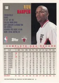 Back of Ron Harper