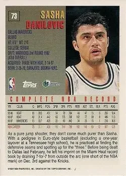 Back of Sasha Danilović